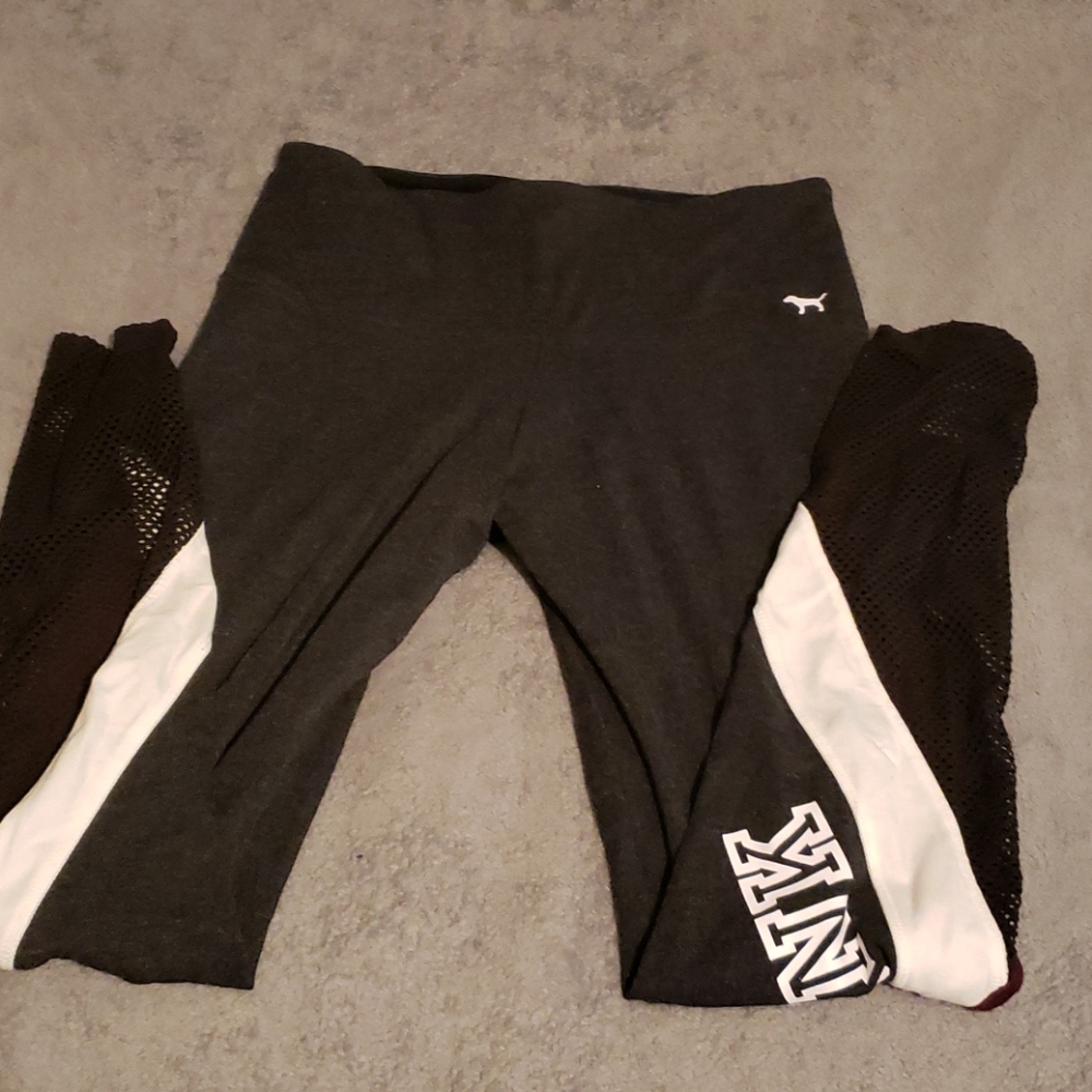 Pink Victoria Secret Leggings (net at the bottom)